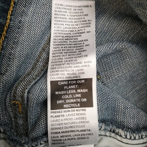 Signature by Levi Strauss Men's Size 36/32 Medium Wash Straight Leg Jeans - Picture 5 of 14